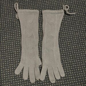 Adrienne Taupe Knit Gloves
